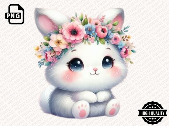 Download Cute Easter Bunny Clipart PNG - Clipart Collection