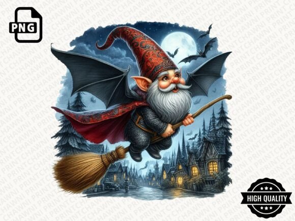 Download Watercolor Halloween Gnome Clipart PNG - Clipart Collection