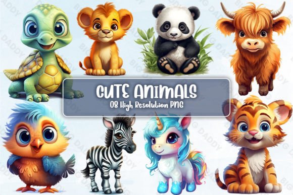 Download Cute Animals Sublimation Clipart - Clipart Collection