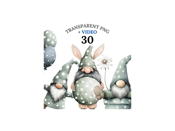 Download 30 Easter Gnome Clipart Set - Clipart Collection