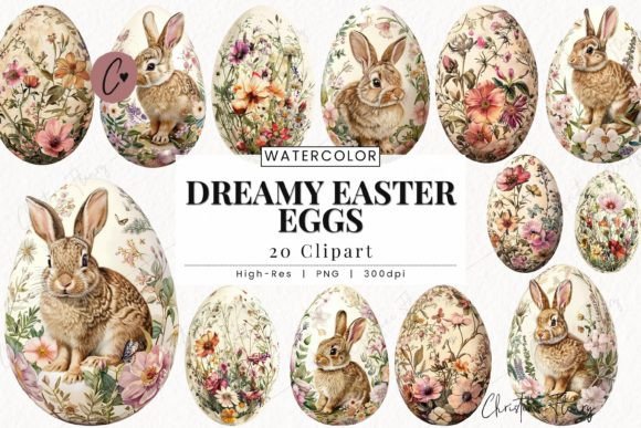 Download Dreamy Easter Eggs Clipart, Easter PNG - Clipart Collection