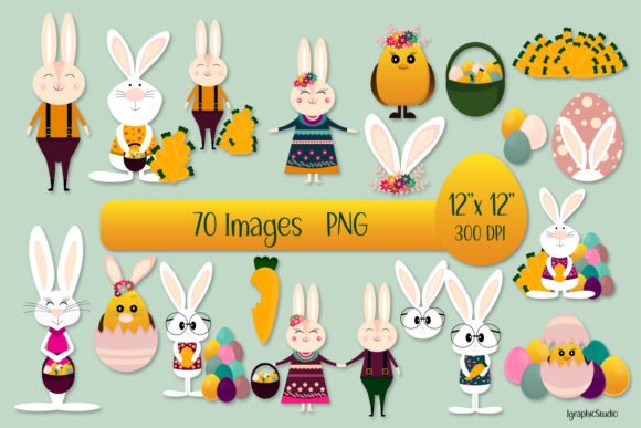 Download Easter Clipart, Easter Bunny Graphics. - Clipart Collection