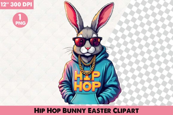 Download Hip Hop Bunny Easter Clipart - Clipart Collection