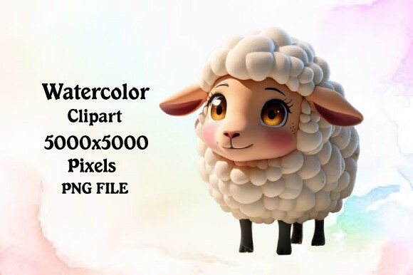 Download Cute Sheep PNG Clipart - Clipart Collection