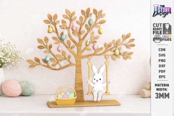 Download Easter Tree Laser Cut | Easter Eggs SVG - Easter eggs svg Collection