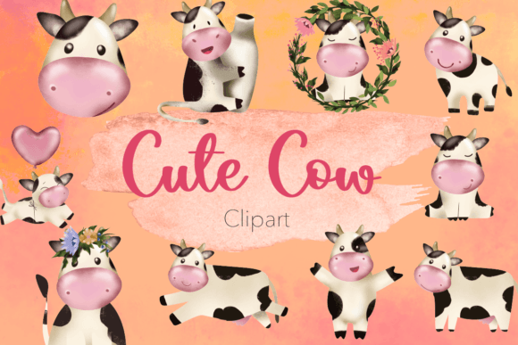 Download Cute Cow Clipart Free - Clipart Collection
