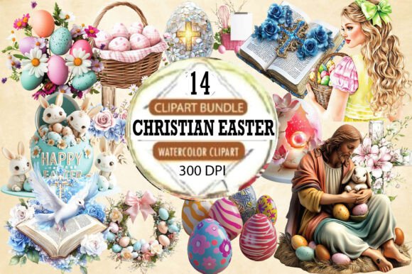 Download Christian Easter Watercolor Clipart - Clipart Collection