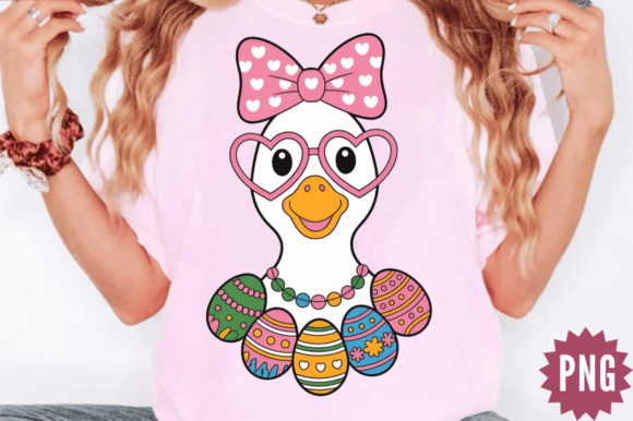 Download Pastel Easter Goose Clipart PNG Design - Clipart Collection