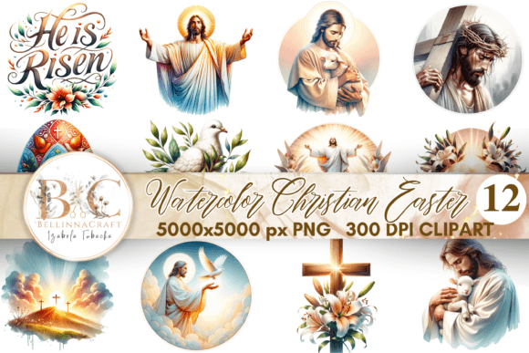 Download Watercolor Christian Easter Clipart - Clipart Collection