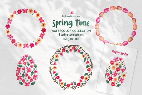 Download Spring Time Watercolor Clipart - Clipart Collection