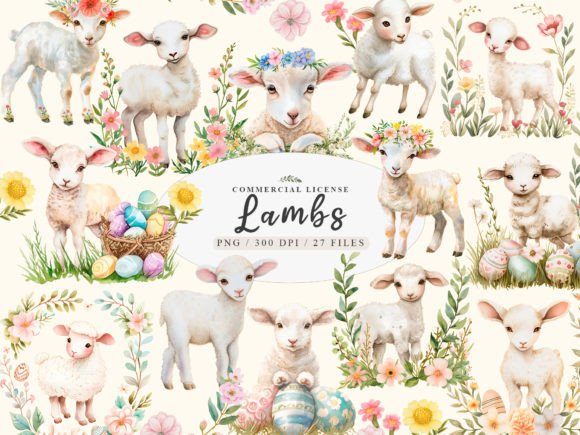 Download Lamb Clipart, Easter Lamb Nursery - Clipart Collection