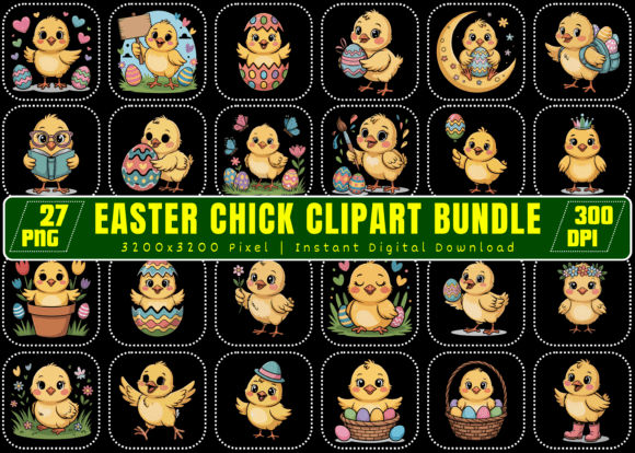 Download Easter Chick and Baby Animal Clipart - Clipart Collection