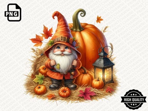 Download Watercolor Halloween Gnome Clipart PNG - Clipart Collection