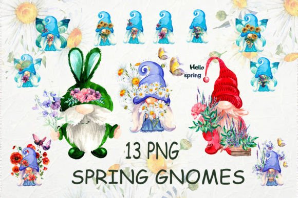 Download Spring Gnome PNG Easter Clipart - Clipart Collection