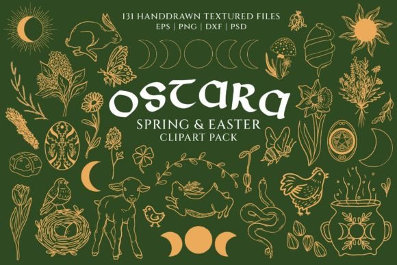 Download Ostara, Spring, Easter Clipart Bundle - Premium Resources