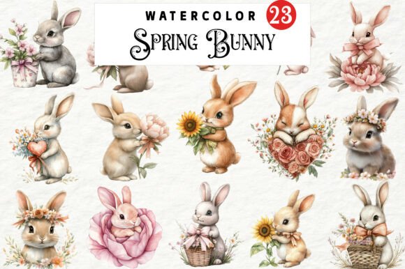 Download Spring Bunny Clipart - Clipart Collection