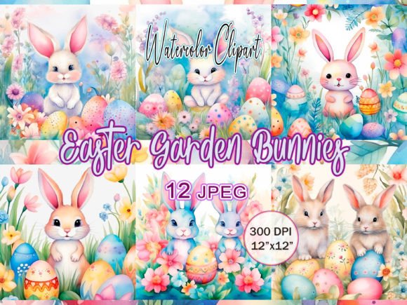 Download Cute Easter Bunny JPEG Clipart - Clipart Collection