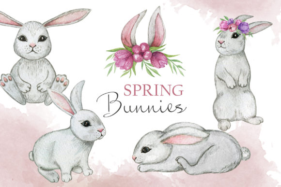 Download Spring Bunny Clipart - Clipart Collection