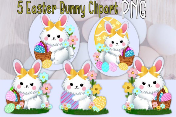 Download Easter Bunny Kawaii Style Clipart - Clipart Collection